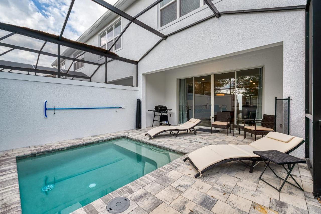 Pleasant Townhome With Private Pool Near Disney Orlando Exterior photo